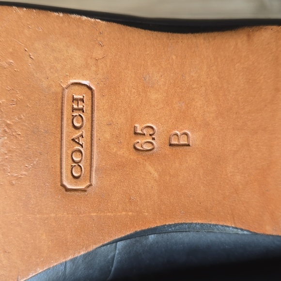 Coach Haydee Leather Tassle Loafers - Picture 9 of 9